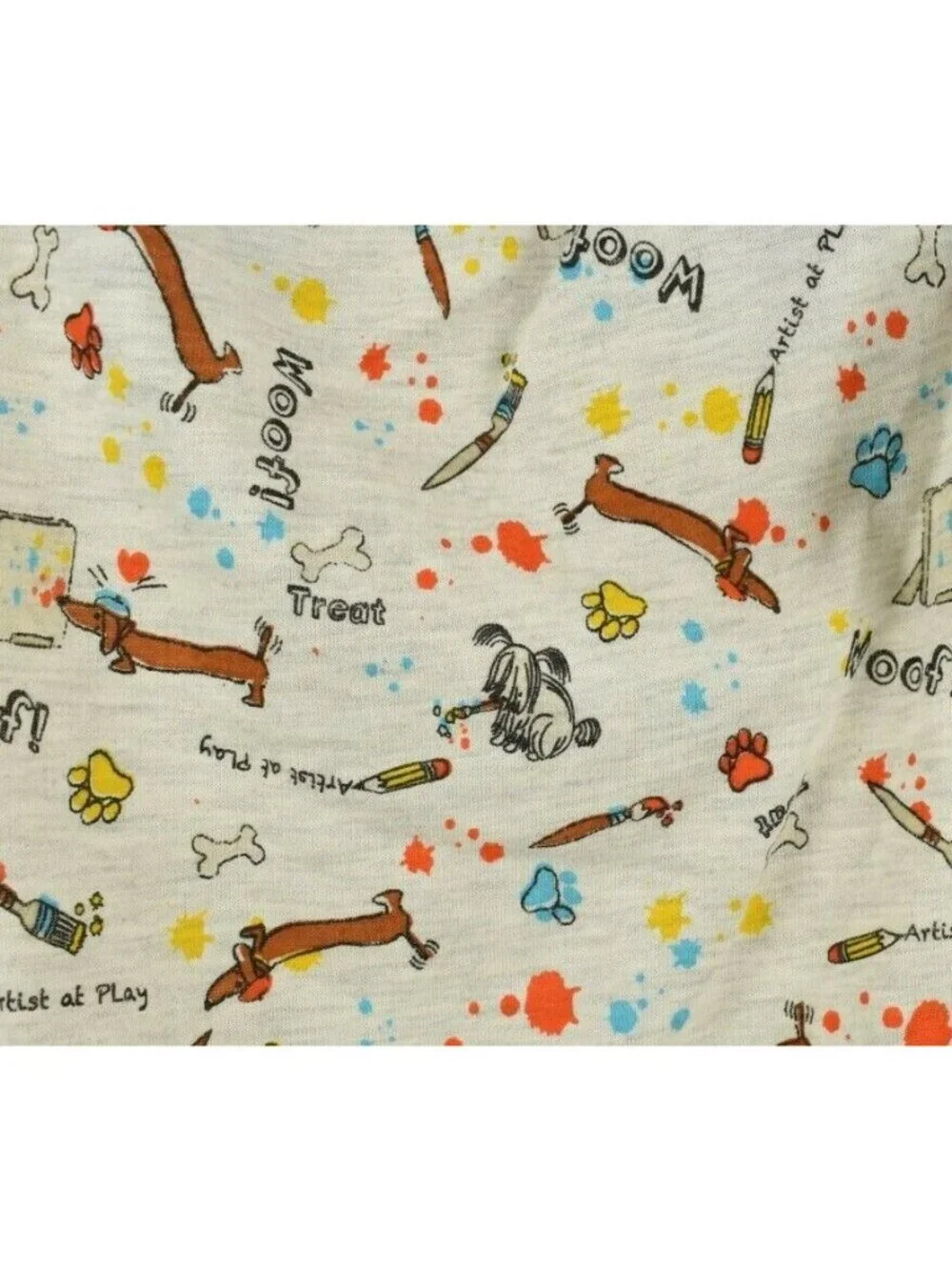Youly Dog Medium 16 to 18 inches The Artist Blue Pet Pajamas